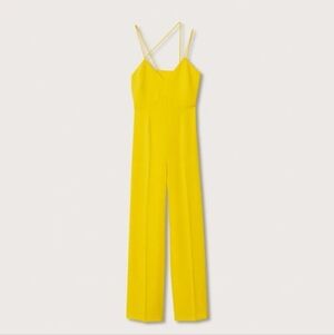 NWT Mango Yellow Jumpsuit